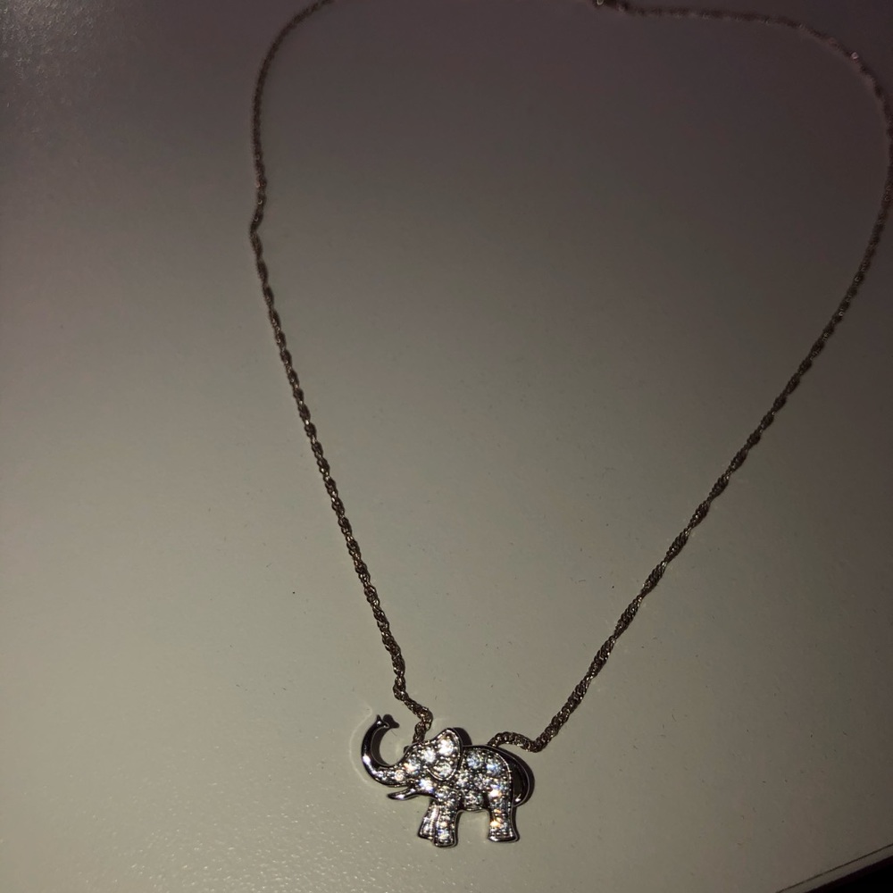 Sterling Silver Elephant necklace